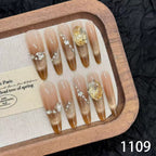 Amber Crystal Glamour Coffin