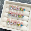 Colorful Rhinestone Jewel Medium Coffin