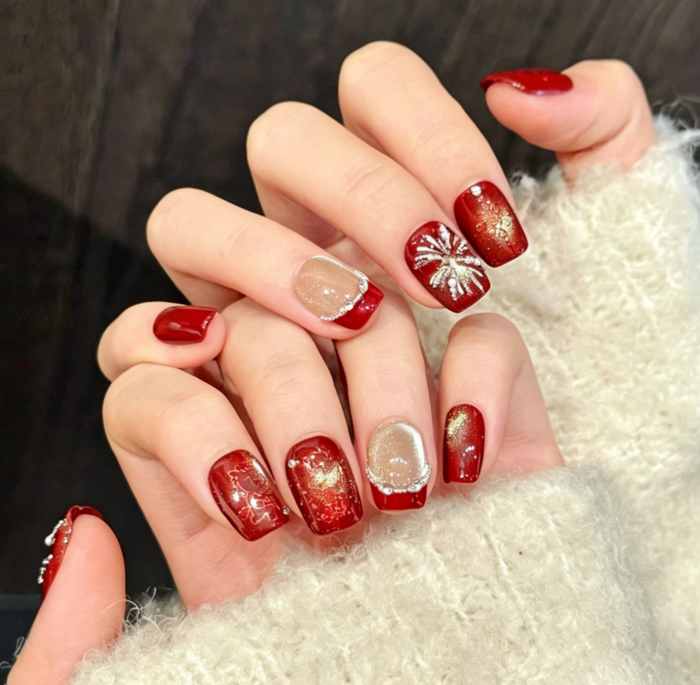 Firework Blossom Red