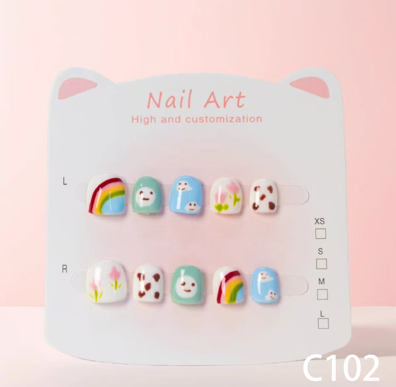 3D Rainbow & Cloud Short Round