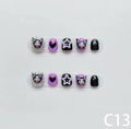 3D Kuromi Heart & Star Short Round