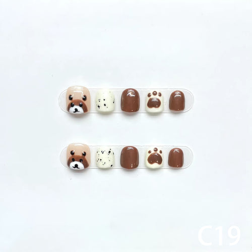 3D Bear Paw Short Round
