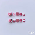 3D Pink Bear & Heart Short Round