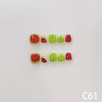 3D Watermelon Short Round