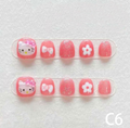 Strawberry Bloom Short Squoval