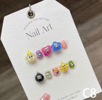 3D Heart & Star Charm Short Round