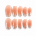 Custom Nail Set — Sheer Pink + Your Print