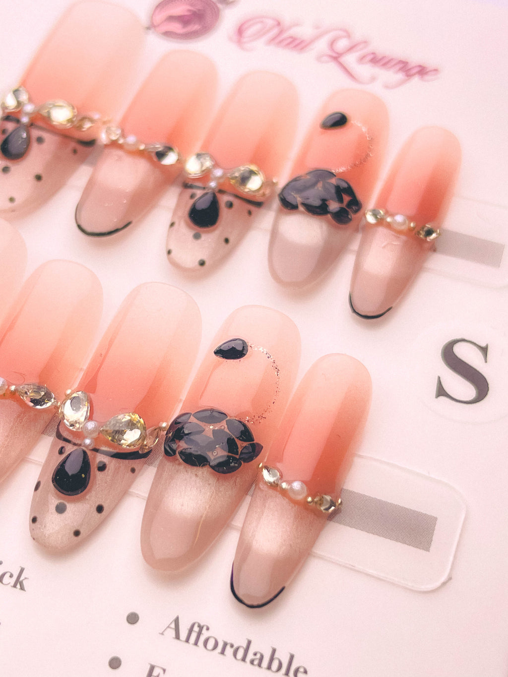 Everlasting Fragrance Press-On Acrylic Nails – Long Oval Shape