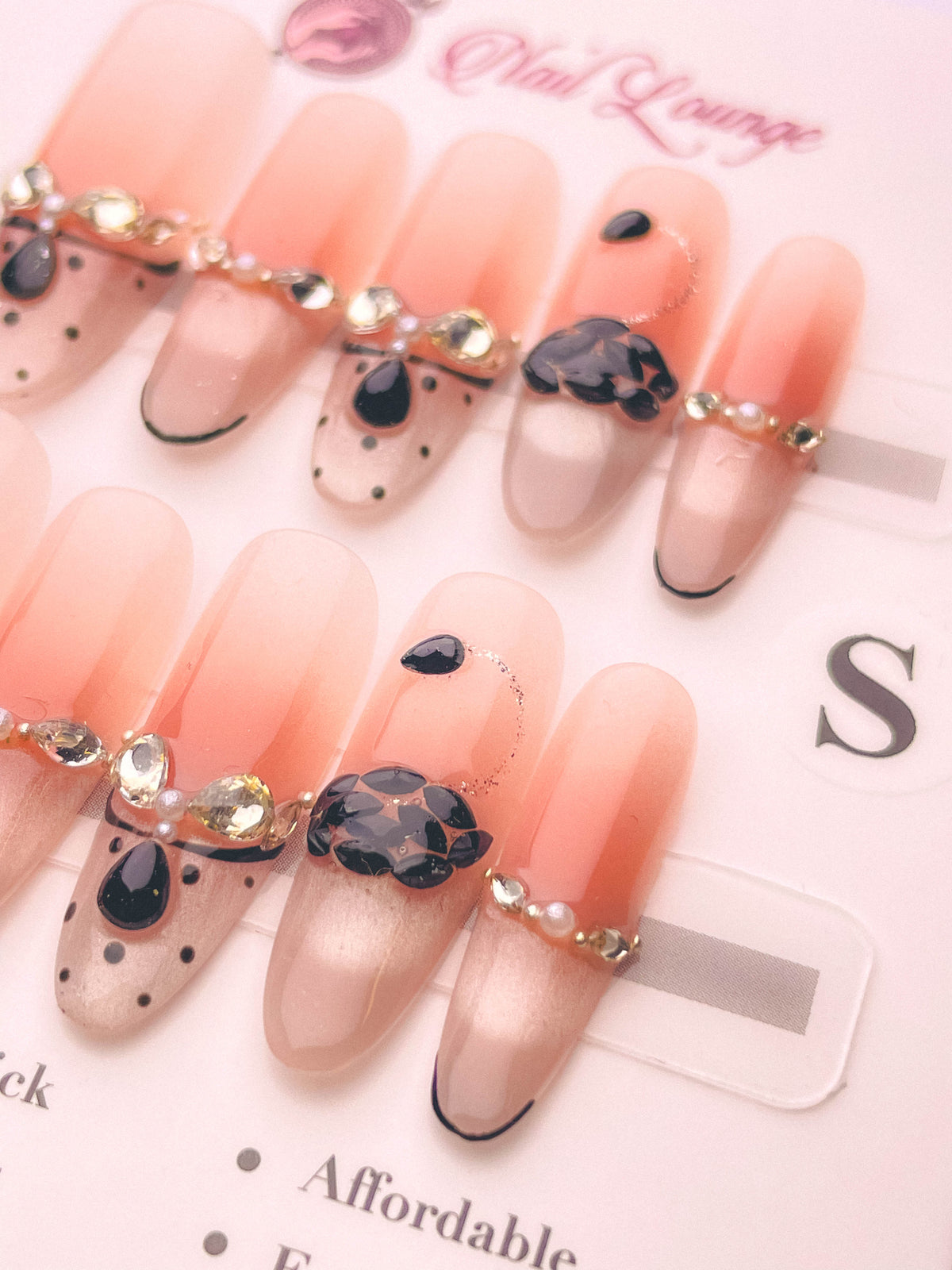 Everlasting Fragrance Press-On Acrylic Nails – Long Oval Shape
