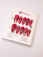 Bridal Nails Press-On Acrylic Nails – Medium Coffin Shape