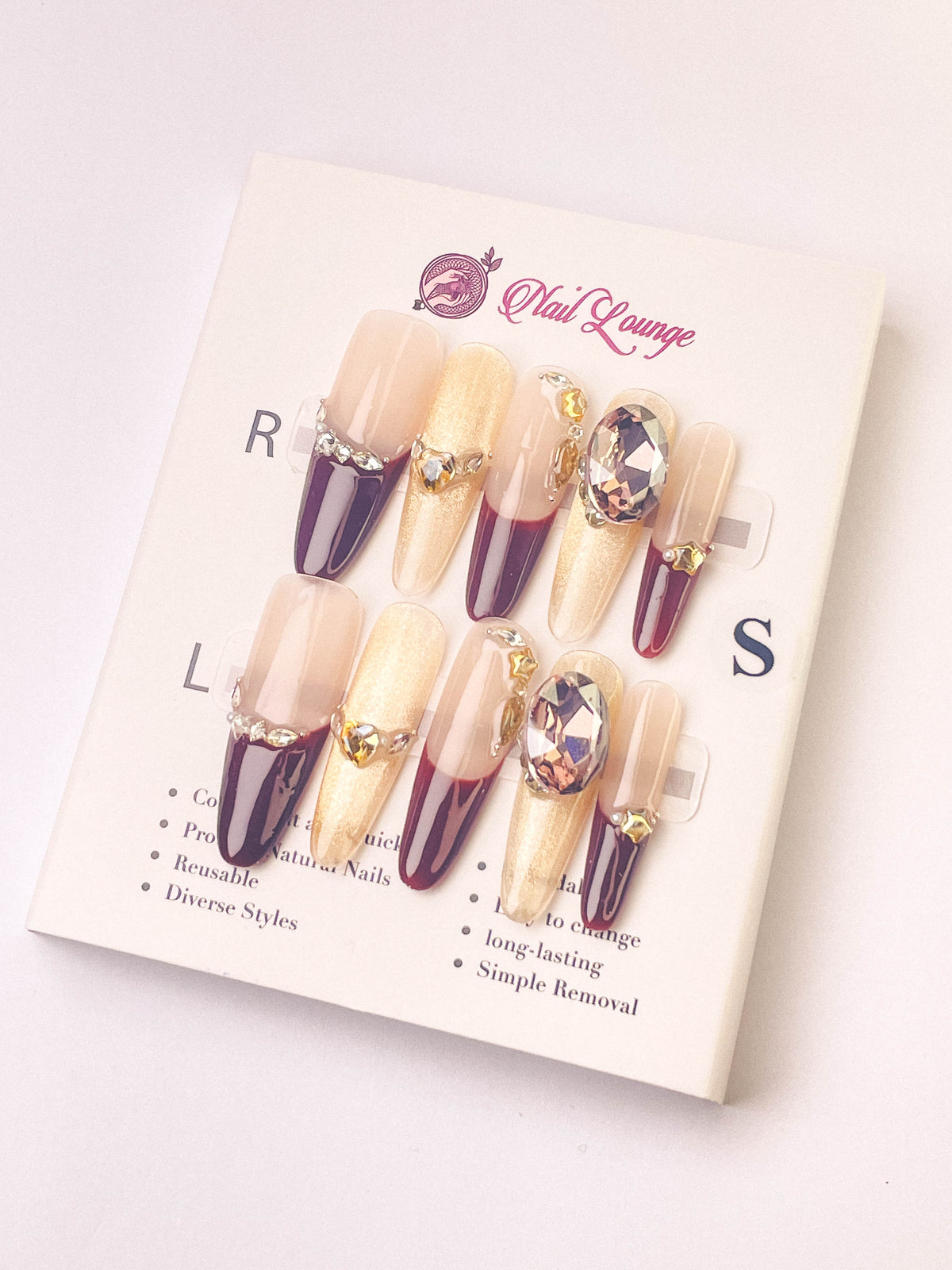 Caramel Latte Press-On Acrylic Nails – 3.5 Thin Oval Shape