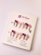Velvet KT Cat Press-On Acrylic Nails – Short Oval Shape