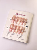 Girl's Secret Press-On Acrylic Nails – Long Oval Shape