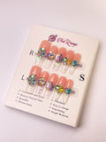 Candy Soda Press-On Acrylic Nails – XL Coffin Shape