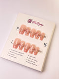 Midsummer Dream Press-On Acrylic Nails – Medium Coffin Shape