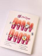 Dew-Kissed Grapes Press-On Acrylic Nails – XL Coffin Shape