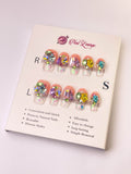 Candy Soda Press-On Acrylic Nails – Short Coffin Shape