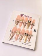 Berlin Secret Press-On Acrylic Nails – Thin Stiletto Shape