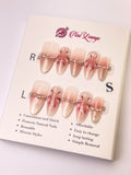 Summer Night Fireworks Press-On Acrylic Nails – Long Oval Shape