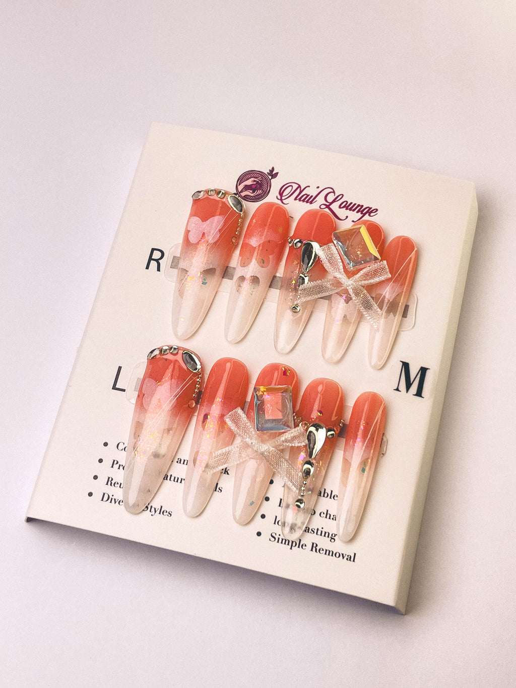 River Goddess Press-On Acrylic Nails – 4.0 Thin Stiletto Shape