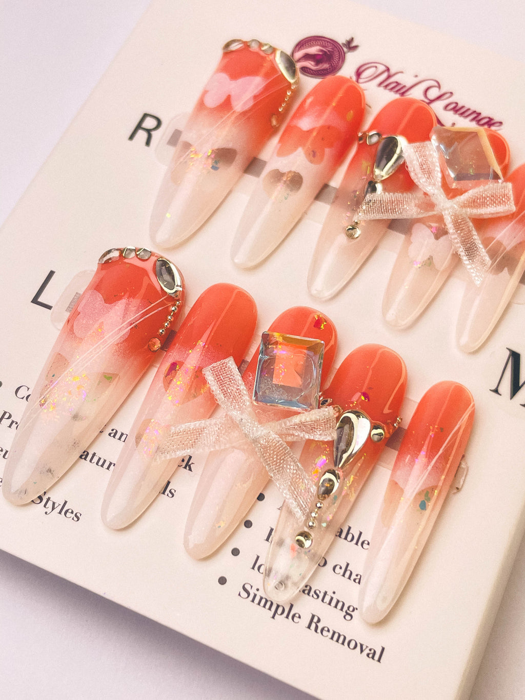 River Goddess Press-On Acrylic Nails – 4.0 Thin Stiletto Shape