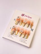 Foggy Lighthouse Coast Press-On Acrylic Nails – Long Oval Shape