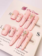 Light of Faith Press-On Acrylic Nails – Mixed Length Shape