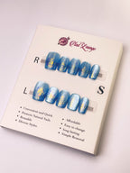 Deep Sea Cat Eye Press-On Acrylic Nails – XS Coffin Shape