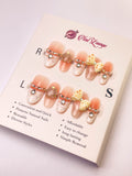 Socialite Chanel-Style Press-On Acrylic Nails – Medium Oval Shape