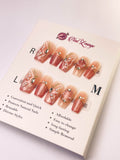 Alice Press-On Acrylic Nails – Short Coffin Shape
