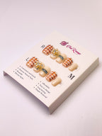 Tea-Toned Breeze Press-On Acrylic Nails – XS Coffin Shape
