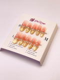 Orange Sugar Dream Press-On Acrylic Nails – Thin Stiletto Shape
