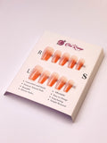 Nude Gradient Press-On Acrylic Nails – Short Coffin Shape
