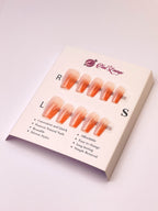 Nude Gradient Press-On Acrylic Nails – Short Coffin Shape