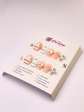 Birthday Party Press-On Acrylic Nails – XS Coffin Shape