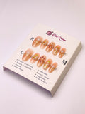 Christmas Fireworks Press-On Acrylic Nails – Almond Shape