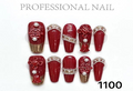 Traditional Red Double Happiness & Gold Chrome Coffin