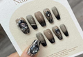 Smokey Ombre & Molten Silver Gem Coffin
