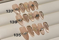 Champagne Cat-Eye 3D Butterfly Coffin