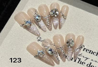 Luxurious Crystal Star Glamour Stiletto